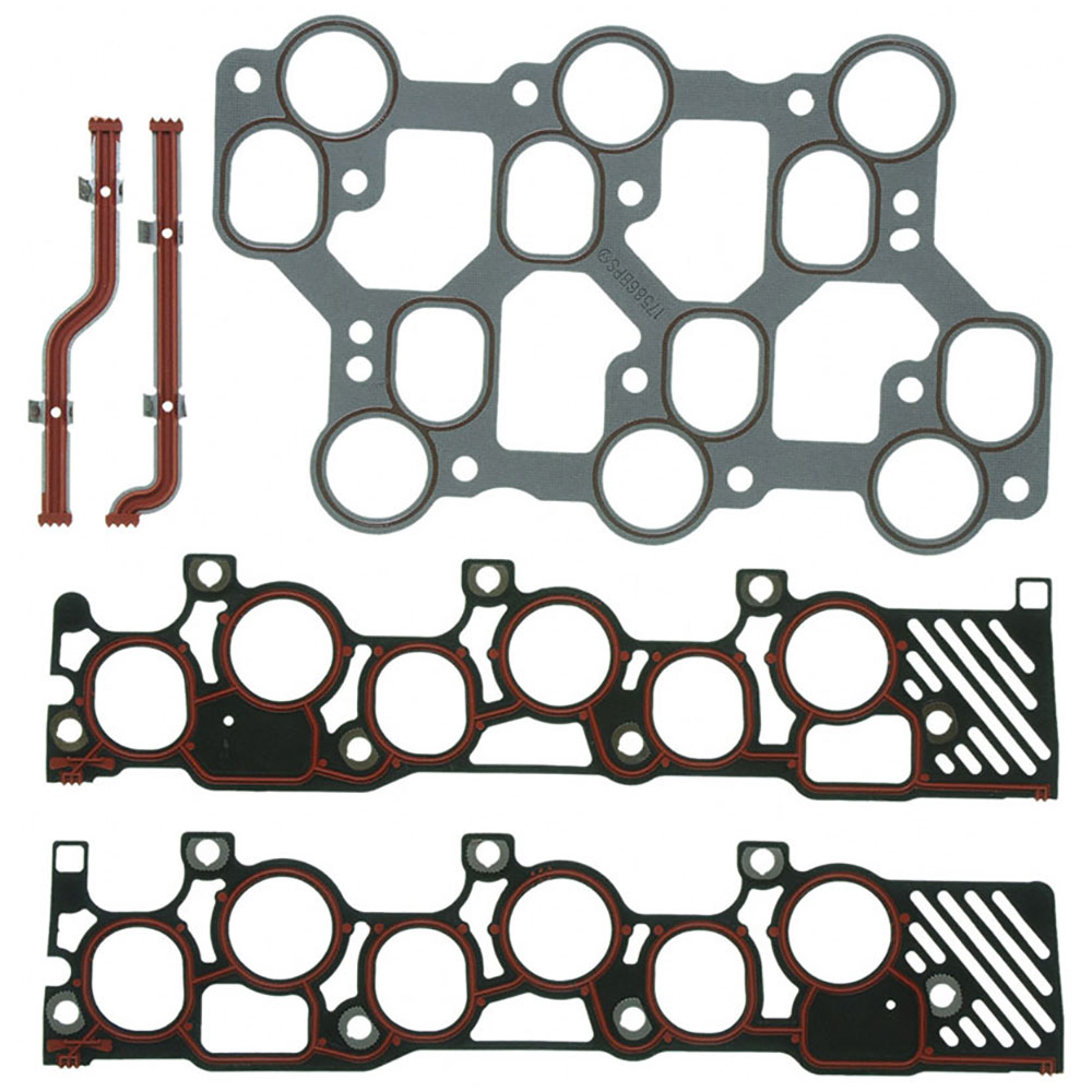 New 1997 Ford E Series Van Intake Manifold Gasket Set 4.2L Engine - Naturally Aspirated - Base Triton - MFI - OHV - From 7/31/97