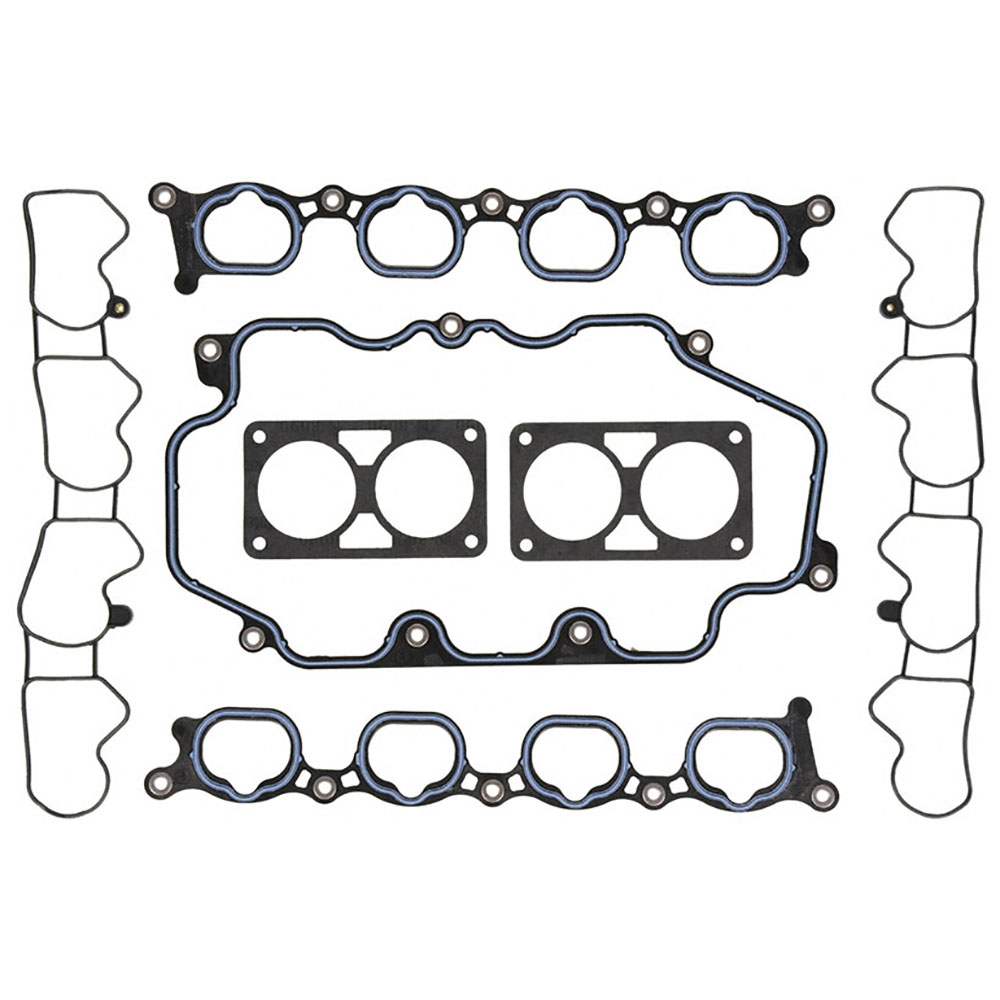 New 2003 Ford Mustang Intake Manifold Gasket Set 4.6L Engine - Naturally Aspirated - Mach I - Includes Plenum Gasket