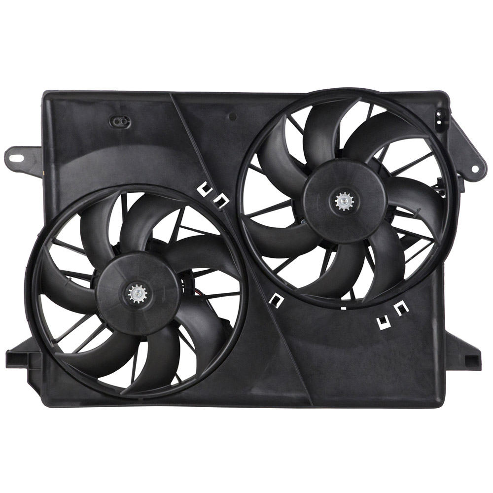 New 2008 Dodge Charger Car Radiator Fan Dual Fan Assembly - All Models