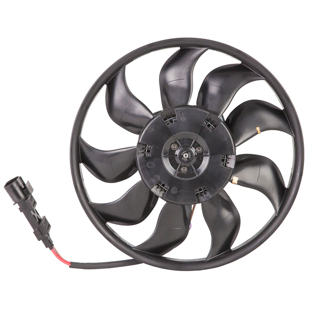 New 2010 Audi Q7 Car Radiator Fan - Right Right Side - 4.2L Models without Trailer Package