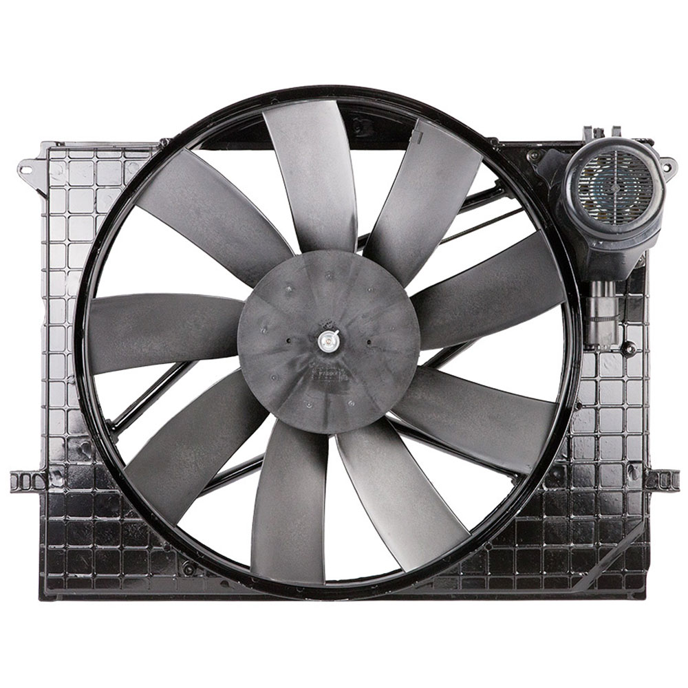 New 2001 Mercedes Benz CL500 Car Radiator Fan Radiator Side - Chassis Rage to A018859 - Production Date to 03/29/2001