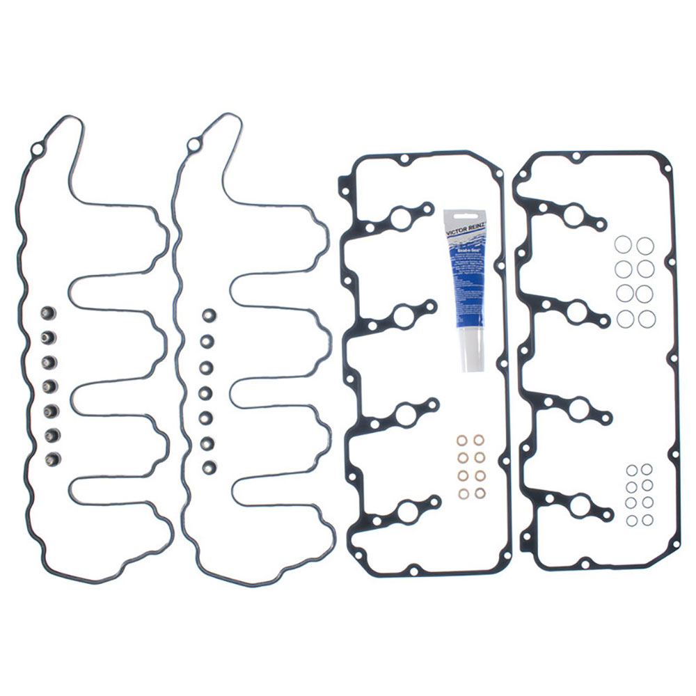 New 2005 GMC Sierra Engine Gasket Set - Valve Cover 6.6L Engine - charged - Base Duramax - MFI - OHV - Master Set - Contains all gaskets and seals req