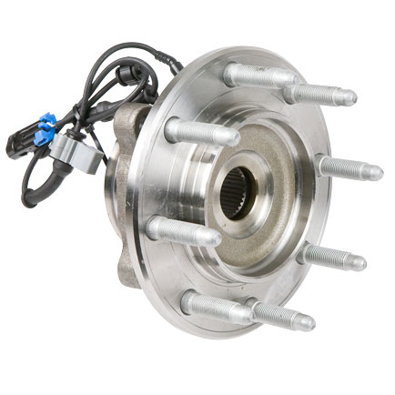 New 2010 GMC Sierra Hub Bearing - Front Front Hub - 3500 Heavy Duty Models with 4WD and with Single Rear Wheels