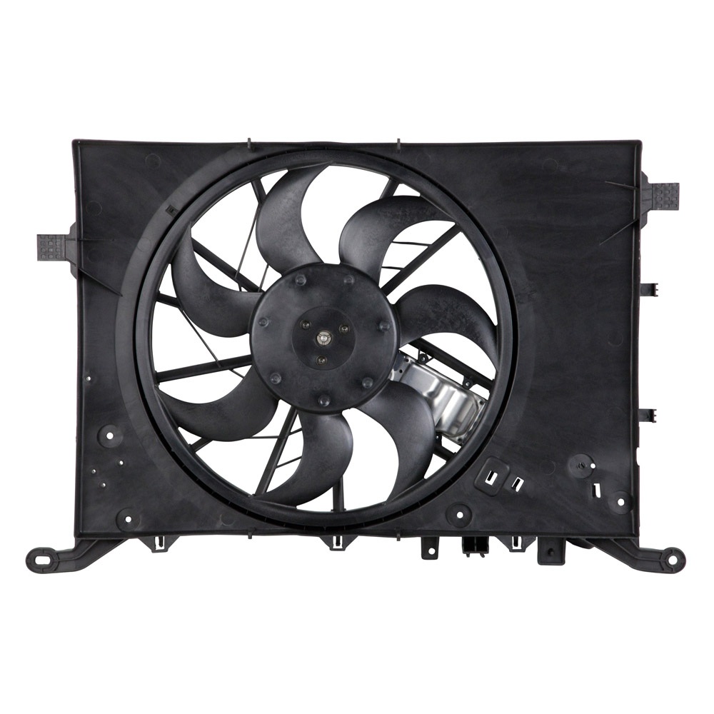 New 2000 Volvo S80 Car Radiator Fan Dual Fan Assembly - 2.8L Models From Chassis 116810